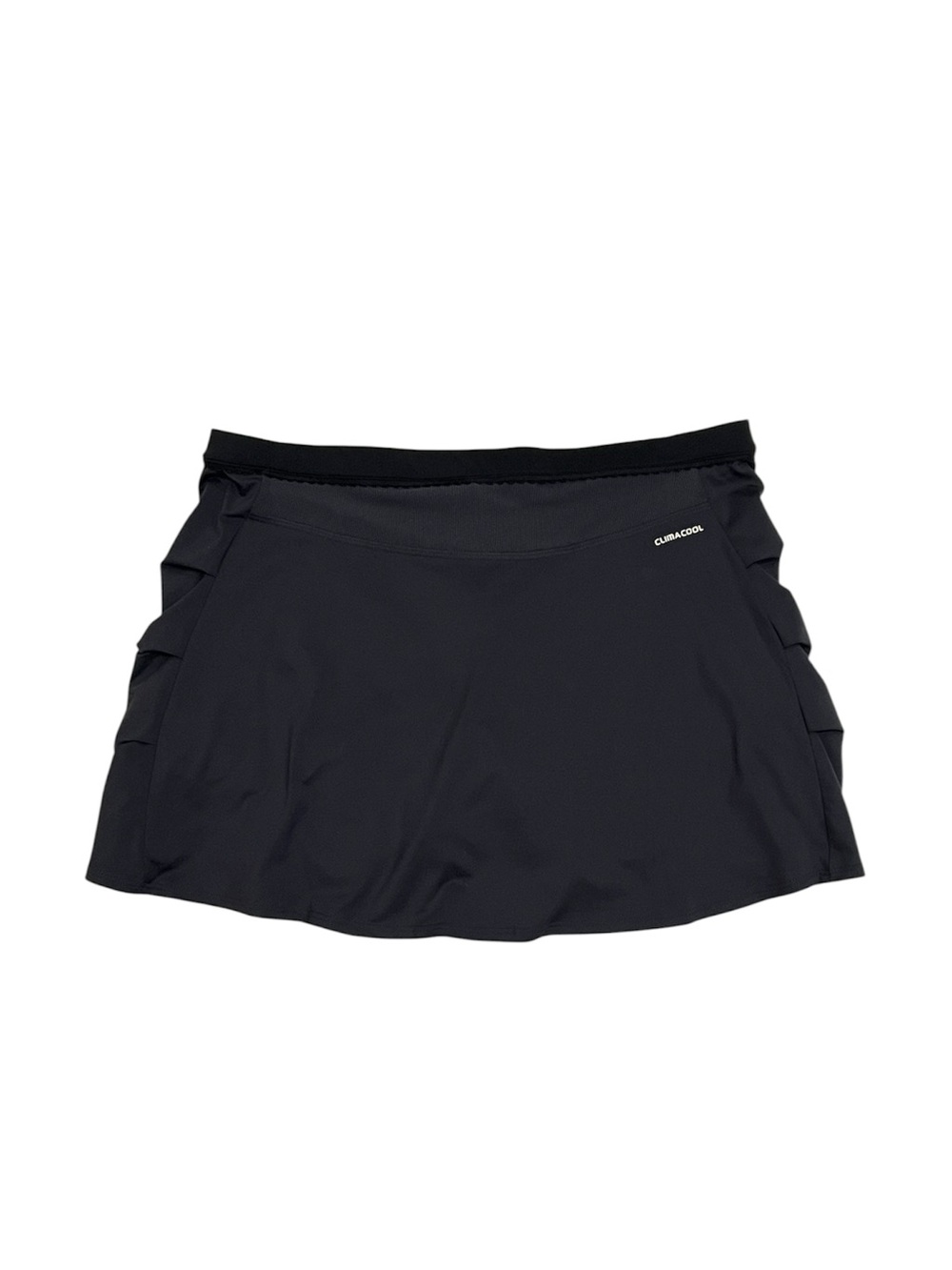 Adidas Black Climacool Ruched Tennis Skirt with Built in Shorts Size Medium - Picture 5 of 8